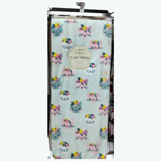 The Happy Paws Plush Throw