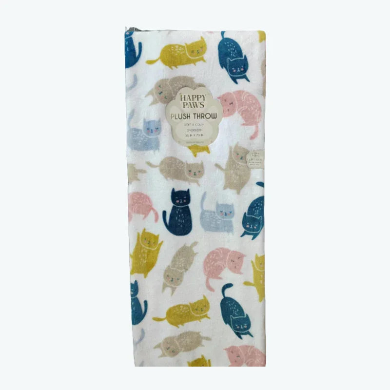 The Happy Paws Plush Throw