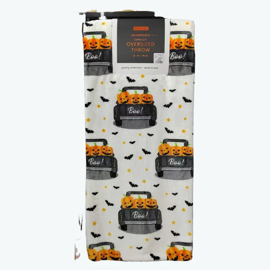 The Cozy Autumn & Halloween Plush Throw