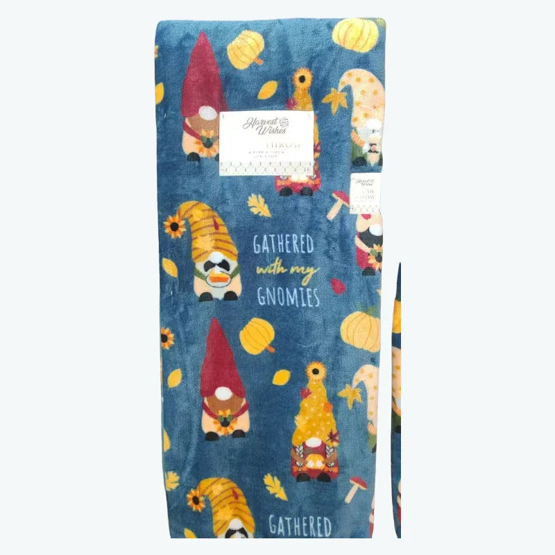 The Cozy Autumn & Halloween Plush Throw
