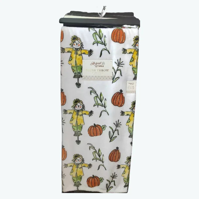 The Cozy Autumn & Halloween Plush Throw